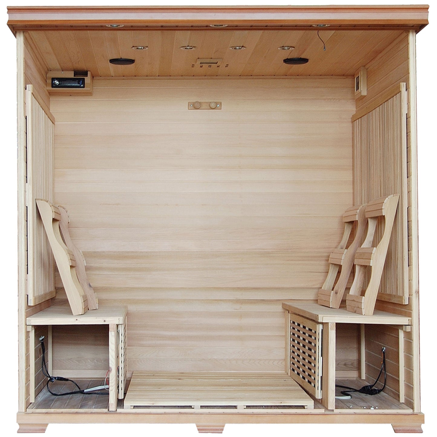 Great Bear - 6 Person FAR Infrared Cedar Sauna with Carbon Heaters - SA1323