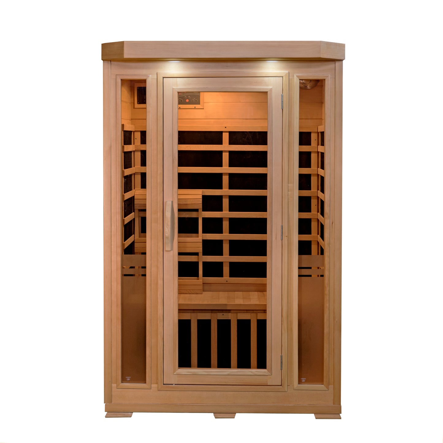 Sonoma 2-Person Hemlock Infrared Sauna with 6 Carbon Heaters